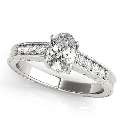 The Jane Single-Row Engagement Ring
