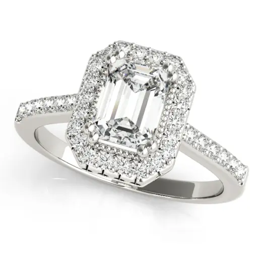 The Imogen Halo Engagement Ring