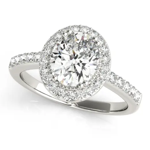 The Grace Halo Engagement Ring