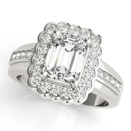 The Annabelle Halo Engagement Ring