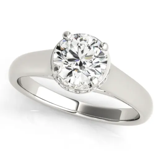 The Colette Hidden Halo Engagement Ring