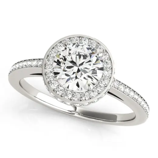 The Scarlett Halo Engagement Ring