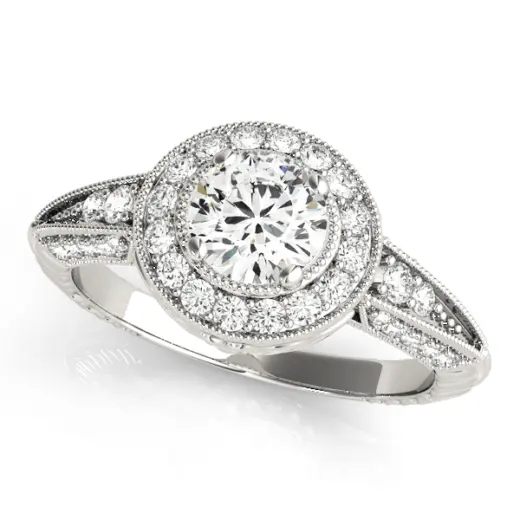 The Gabriella Halo Engagement Ring