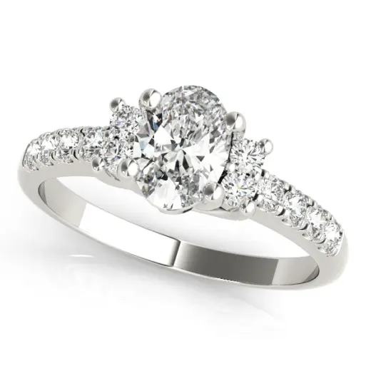 The Gloria Single-Row Engagement Ring