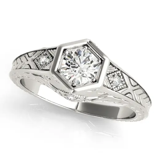 The Aubrey Vintage Engagement Ring