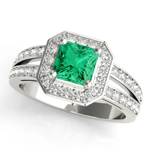 The Liliana Halo Engagement Ring