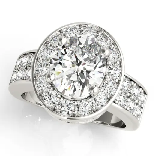 The Irene Halo Engagement Ring