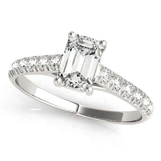 The Ophelia Single-Row Engagement Ring