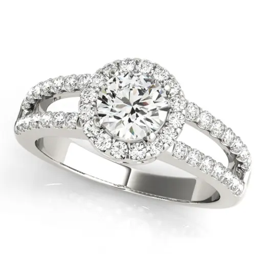 The Lucille Halo Engagement Ring
