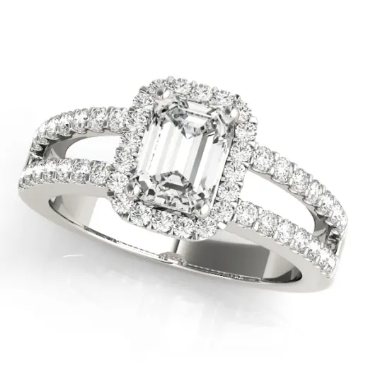 The Monique Halo Engagement Ring