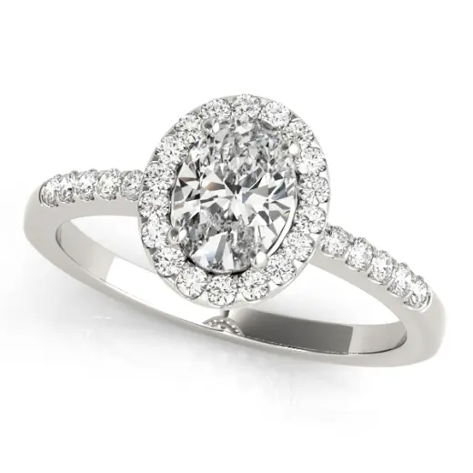 The Florence Halo Engagement Ring