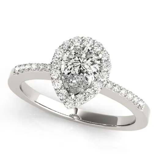 The Veronica Halo Engagement Ring