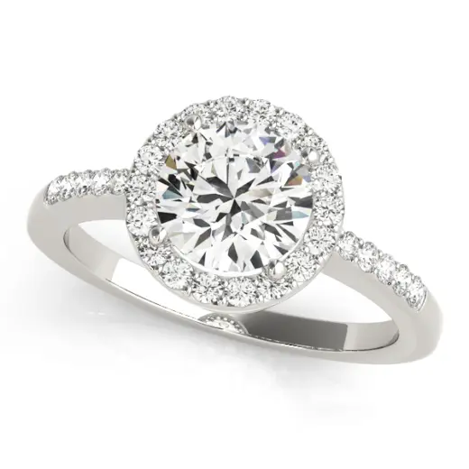The Alice Halo Engagement Ring