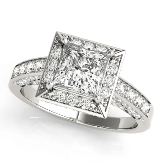 The Francesca Halo Engagement Ring