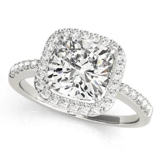 The Emilia Halo Engagement Ring
