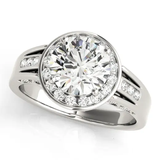 The Isadora Halo Engagement Ring II