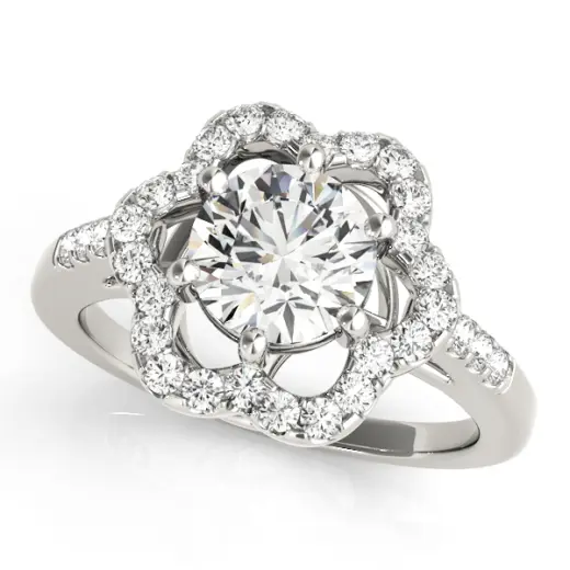 The Catalina Halo Engagement Ring III