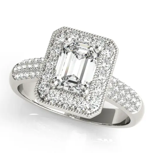 The Elsa Halo Engagement Ring