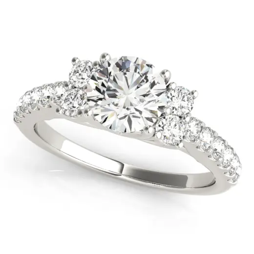The Lucia Cluster Engagement Ring