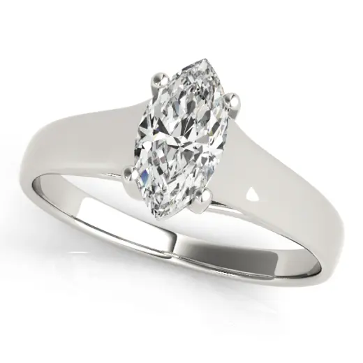The Edith Solitaire Engagement Ring