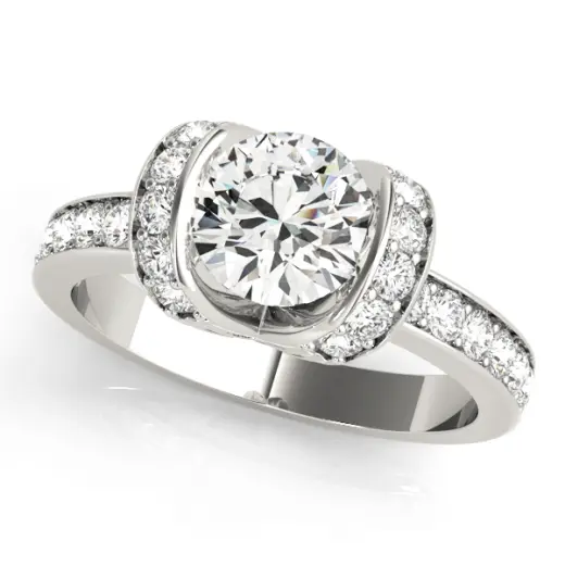 The Mirabel Single-Row Engagement Ring