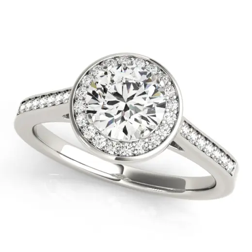 The Rachel Halo Engagement Ring