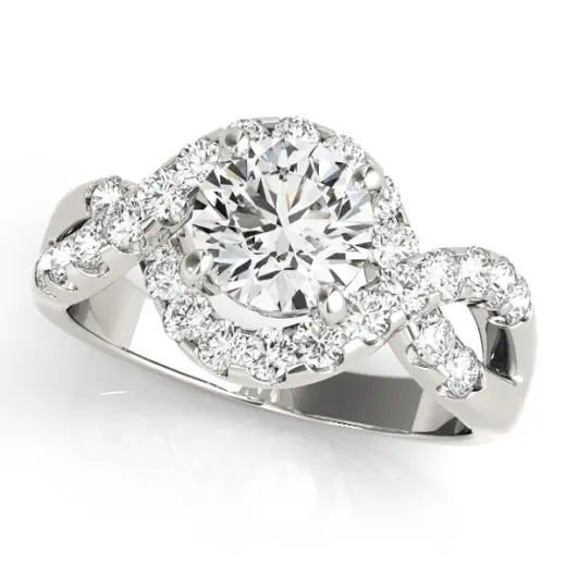 The Lily Twist Engagement Ring