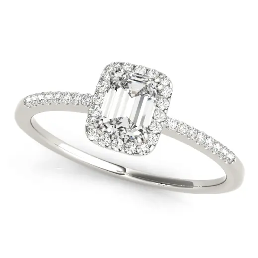 The Ximena Halo Engagement Ring