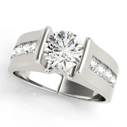 The Thea Channel-Set Engagement Ring