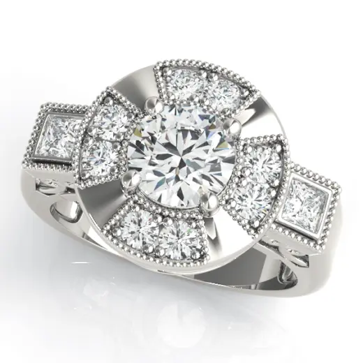 The Lorraine Vintage Engagement Ring