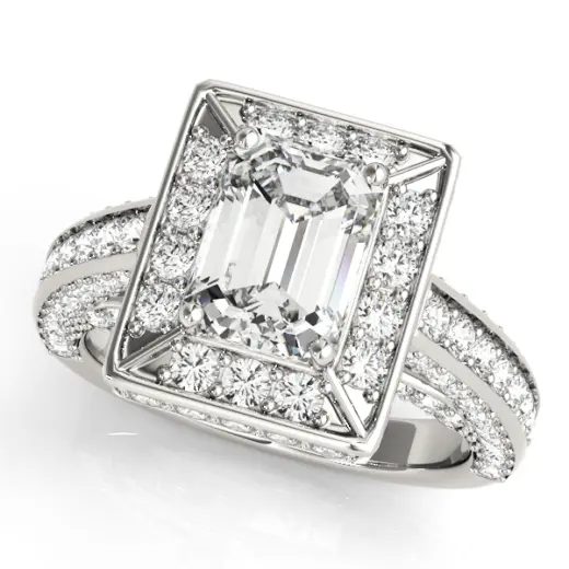 The Chloe Halo Engagement Ring III