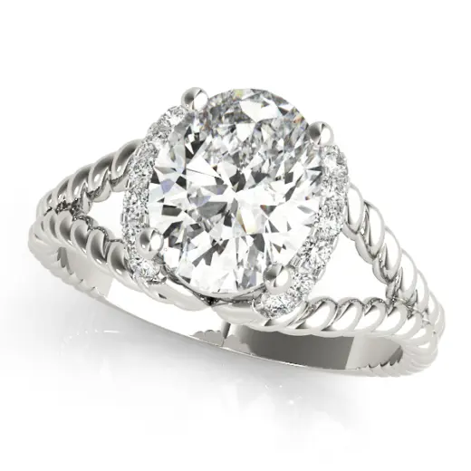 The Seraphina Halo Engagement Ring