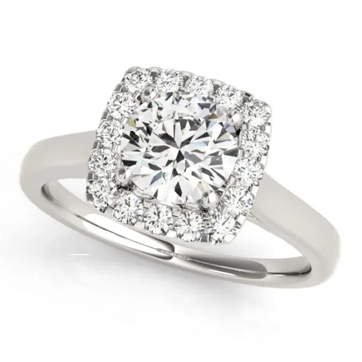 The Susanna Halo Engagement Ring