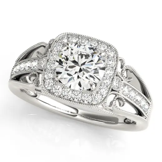 The Beatrice Halo Engagement Ring II