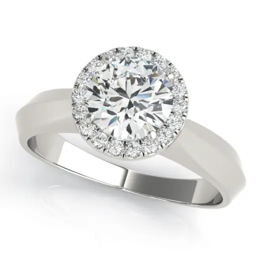 The Helena Halo Engagement Ring