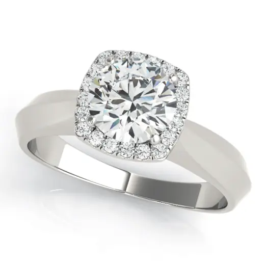 The Ava Halo Engagement Ring