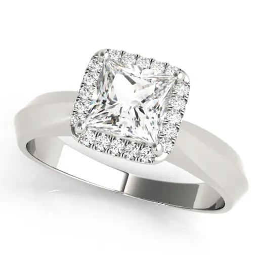 The Henrietta Halo Engagement Ring