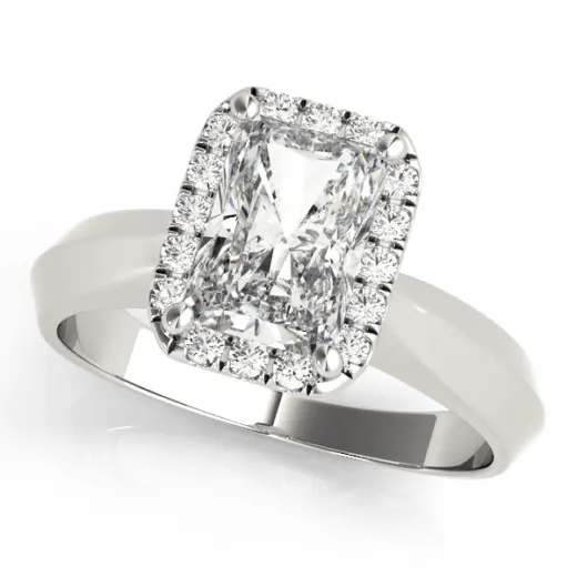 The Adeline Halo Engagement Ring