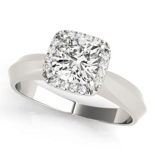 The Greta Halo Engagement Ring II