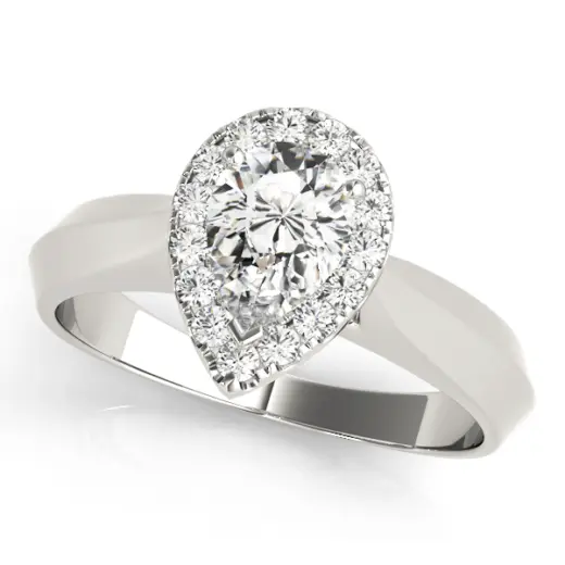 The Viola Halo Engagement Ring
