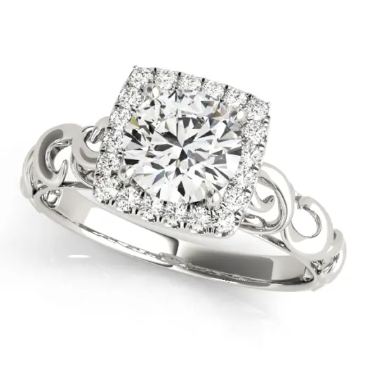 The Maya Halo Engagement Ring II