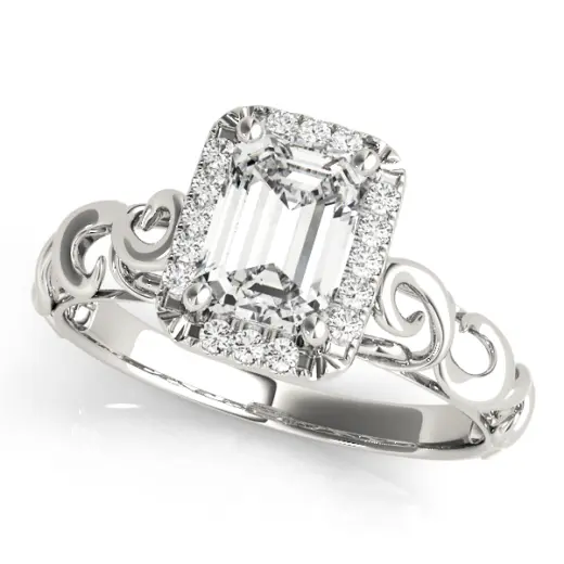 The Clara Halo Engagement Ring