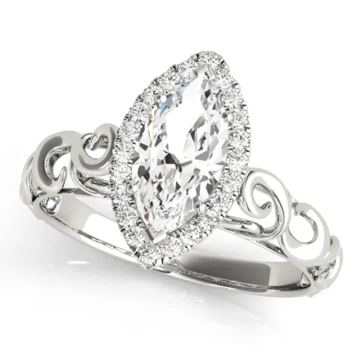 The Ingrid Halo Engagement Ring