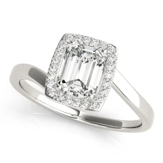 The Ingrid Halo Engagement Ring III