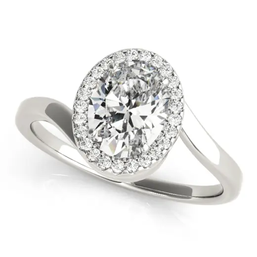 The Alice Halo Engagement Ring II