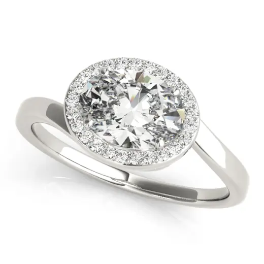 The Estelle Halo Engagement Ring II