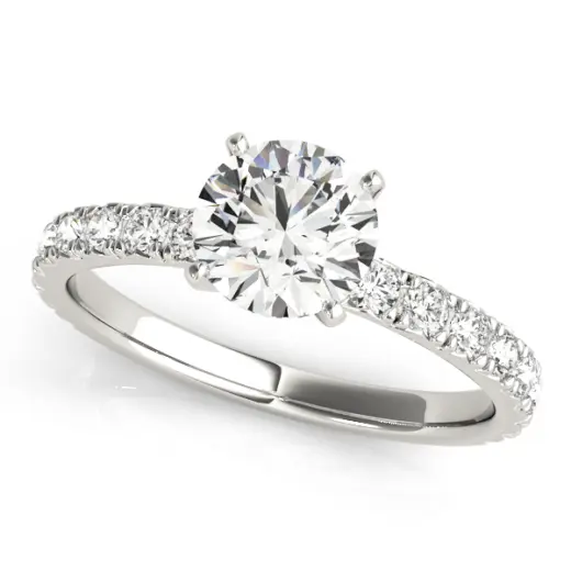 The Isabella Single-Row Engagement Ring