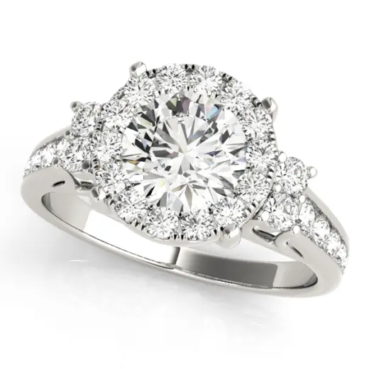The Camille Halo Engagement Ring II