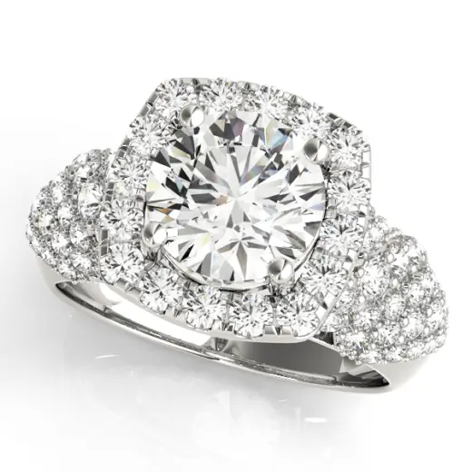 The Mila Halo Engagement Ring II