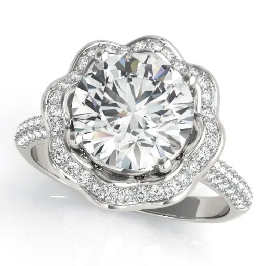 The Rosemary Halo Engagement Ring III